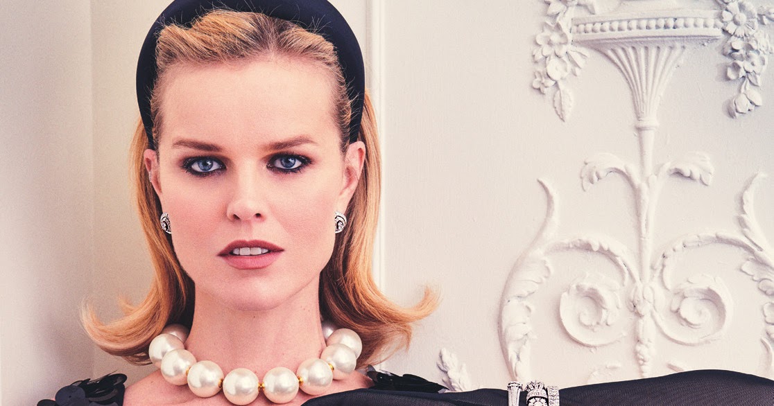 Eva Herzigova in Tatler UK March 2019 by Simon Emmett