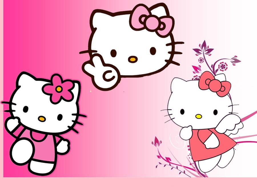  Gambar Kartun Hello Kitty Gambar Pemandangan