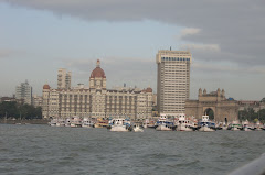 Gateway to India and the Taj Mahal Hotel from the bay
