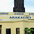 EBSU 2016 List Of Sanctioned/Expelled Students For Examination Irregularities Published