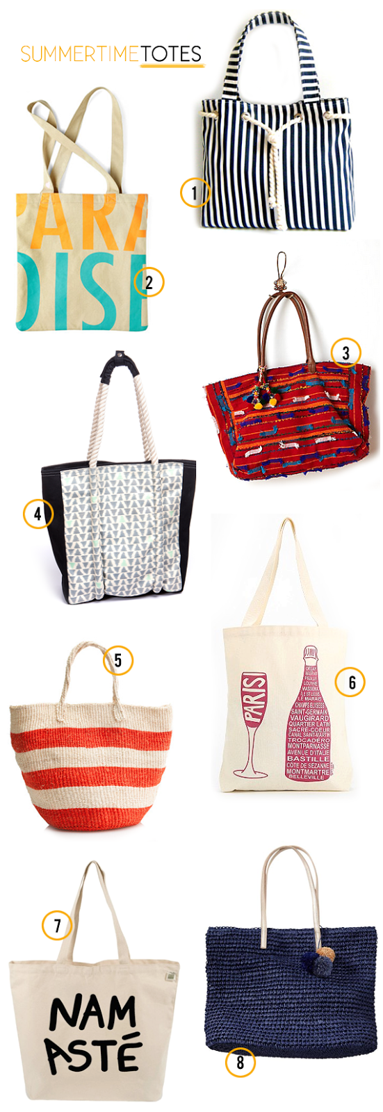 The Best Summertime Totes // Bubby and Bean