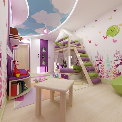 Bright interiors children's rooms and cool designs for boys, girls