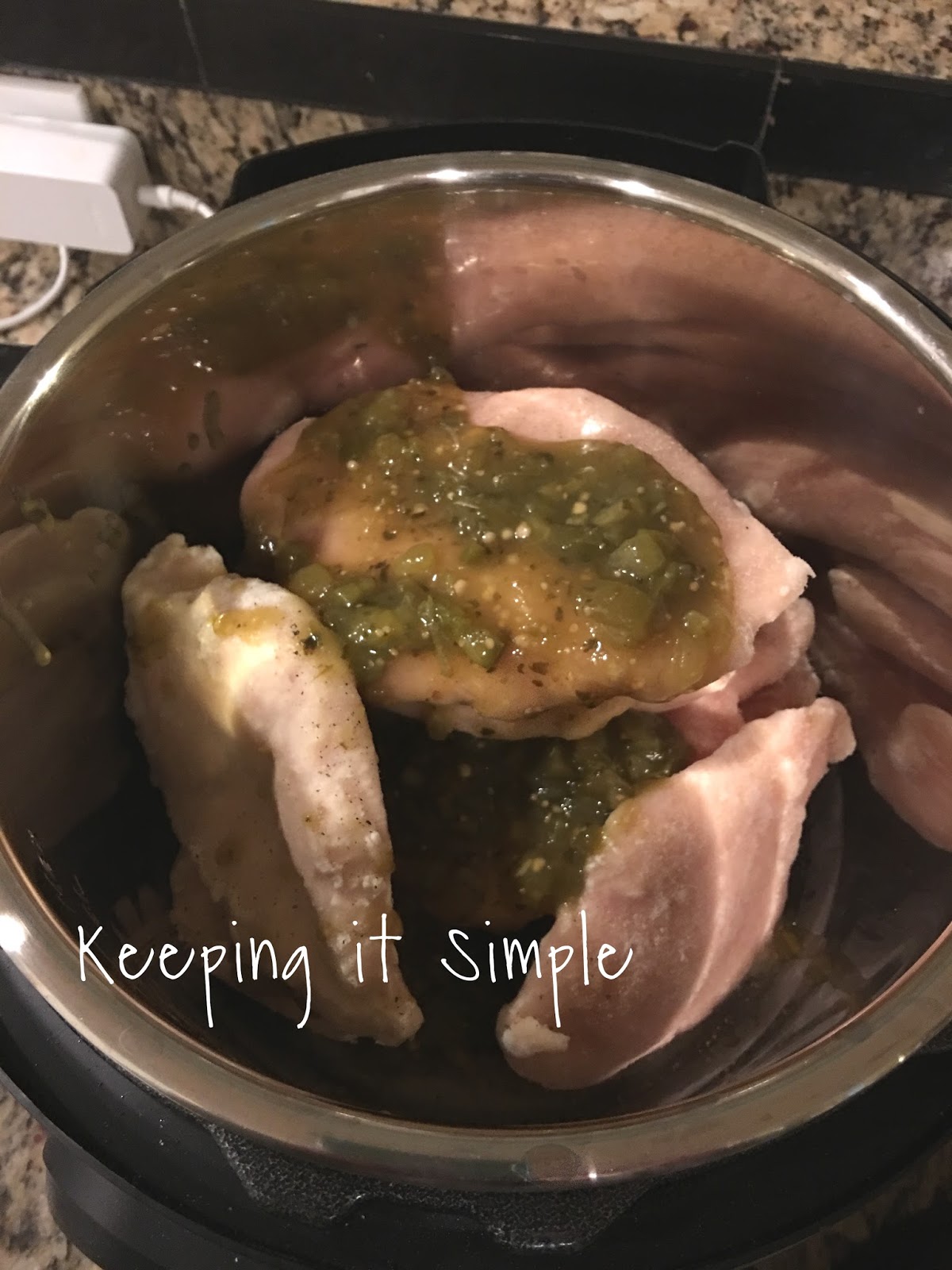 30 Minute Instant Pot Salsa Verde Chicken Burritos Recipe Keeping it
