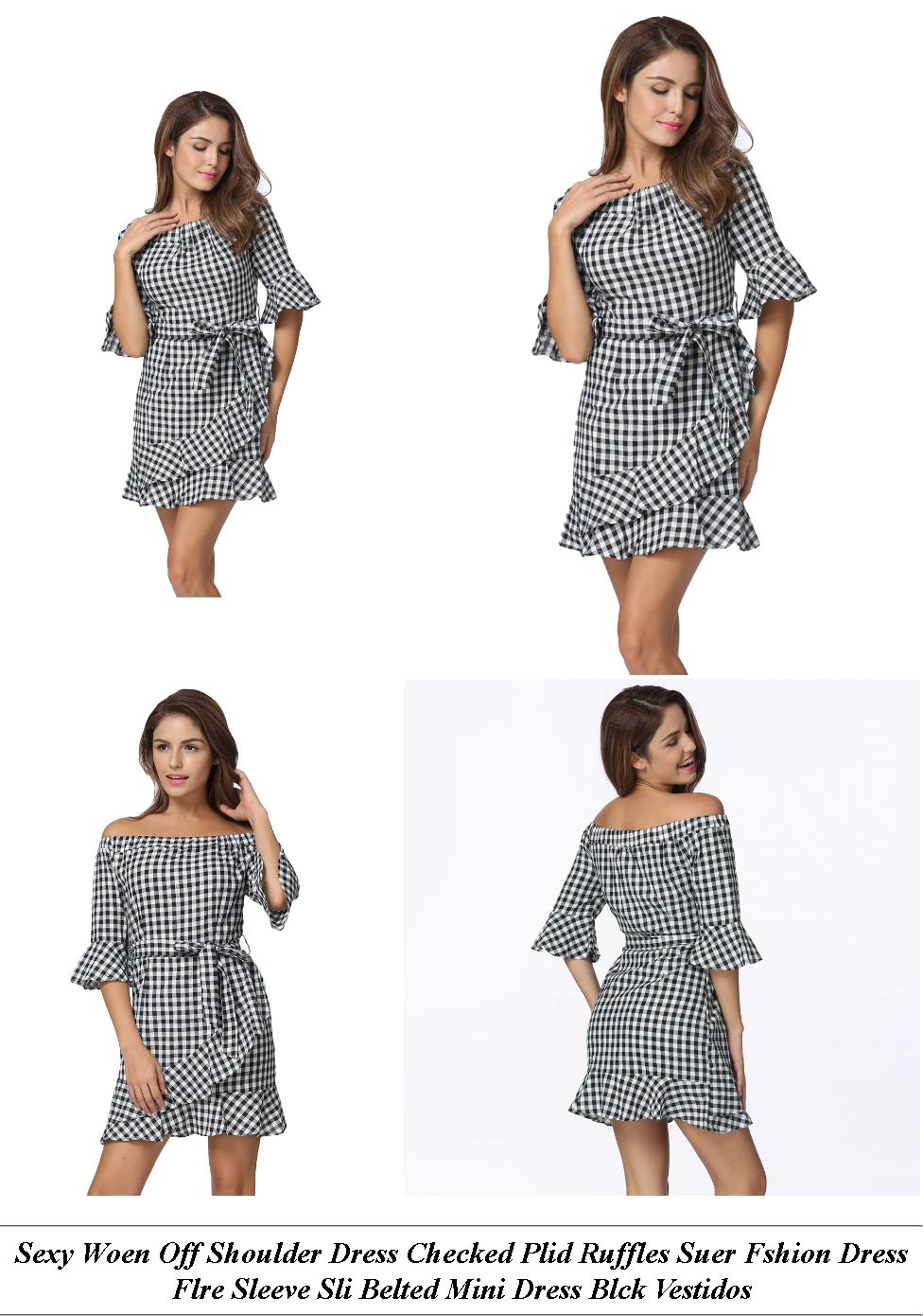 Cheap Womens Clothes Sexy Woen Off Shoulder Dress Checked Plid