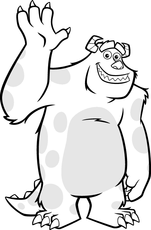 monsters inc coloring pages - Free Coloring Pages ...