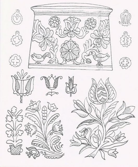 Севастопольская роспись шаблоны для распечатки