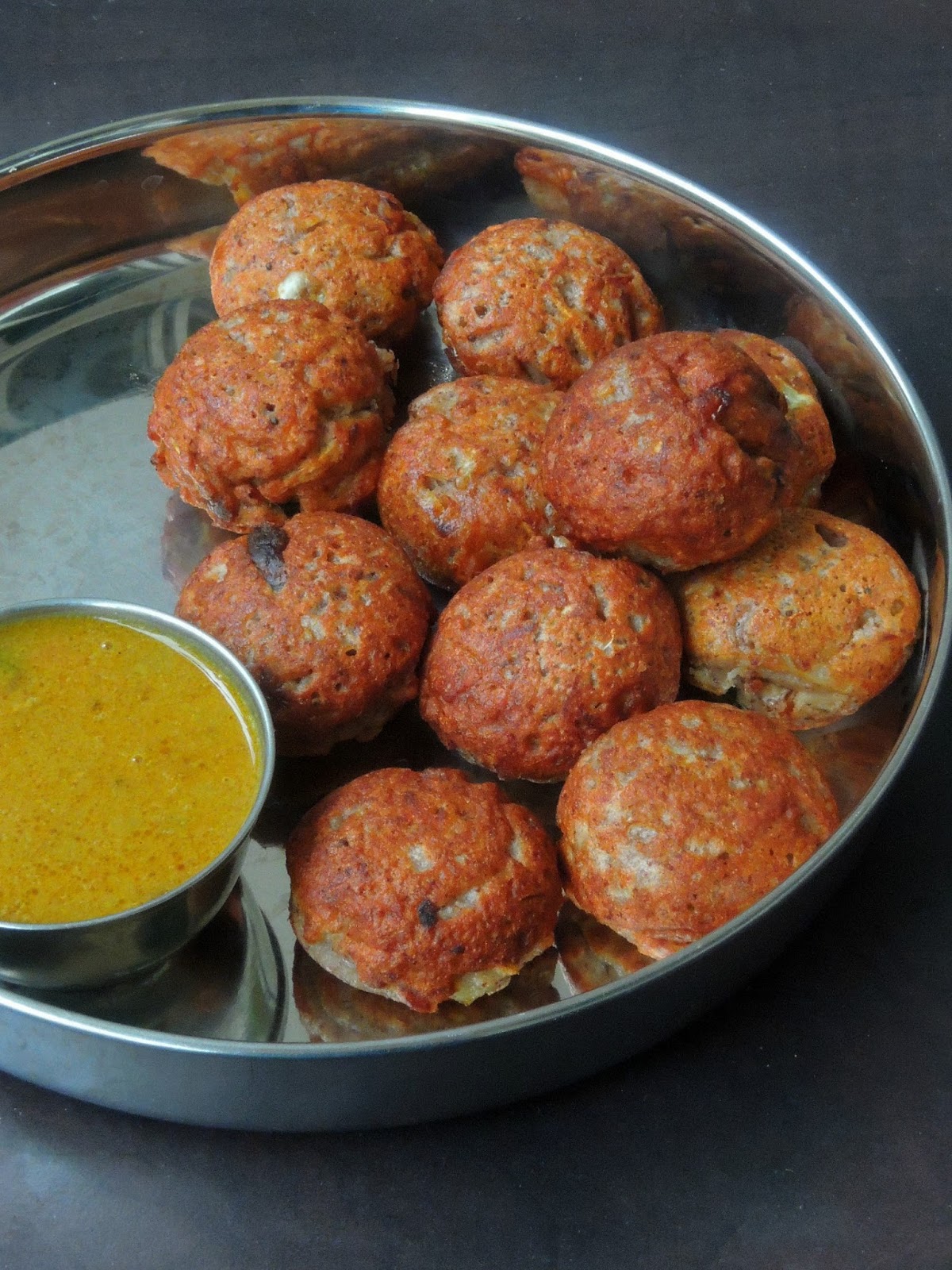 Red Rice Dal Dumplings/Sivappu Arisi Paruppu Paniyaram | Cook N Click