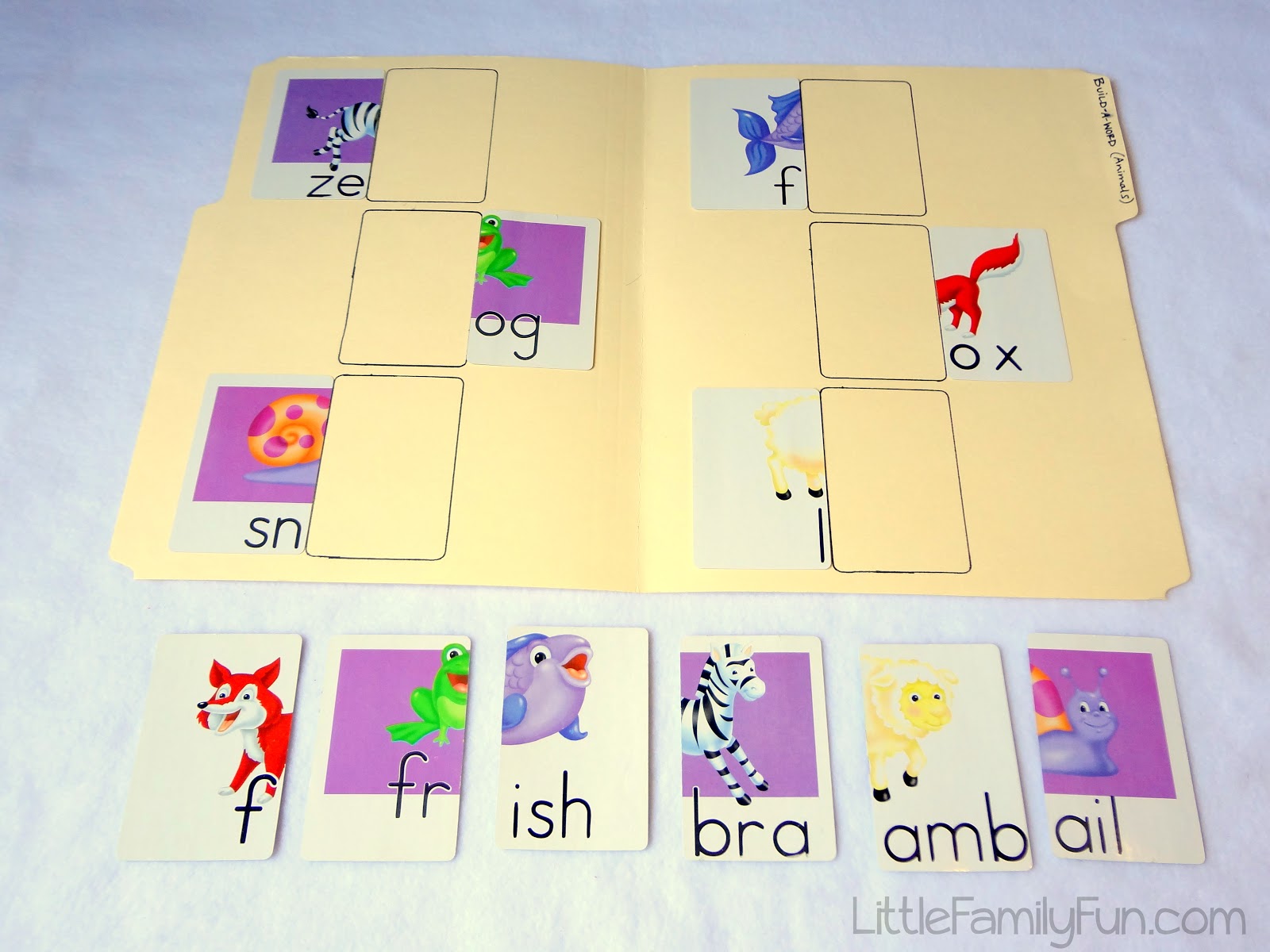 Little Family Fun: File-Folder Games: Flash Cards