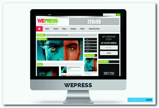 wepresss-responsive-blogger-template