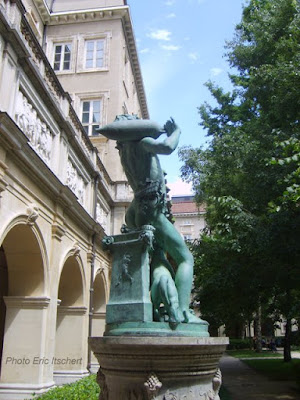 sculpture, faune, faune ivre, Dionysos, Lyon, Musée des Beaux arts de Lyon, Louis-Léon Cugnot, 