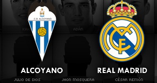 Alineaciones del Alcoyano - Real Madrid