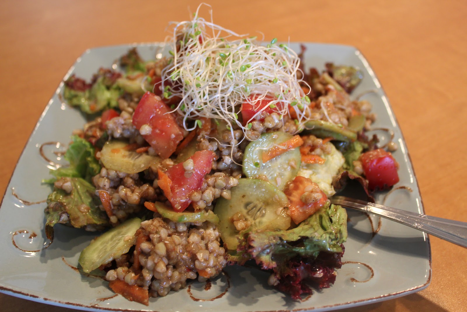 Live Extraordinary Buckwheat Groat Salad