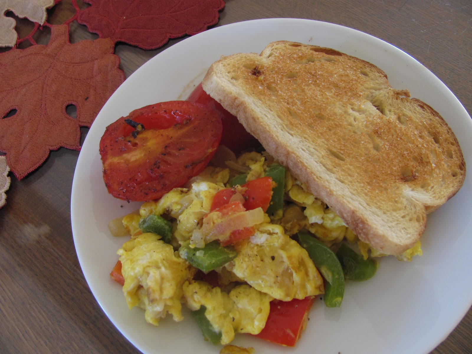 Eggs with Peppers and Onions