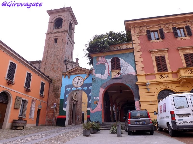 dozza paese murales