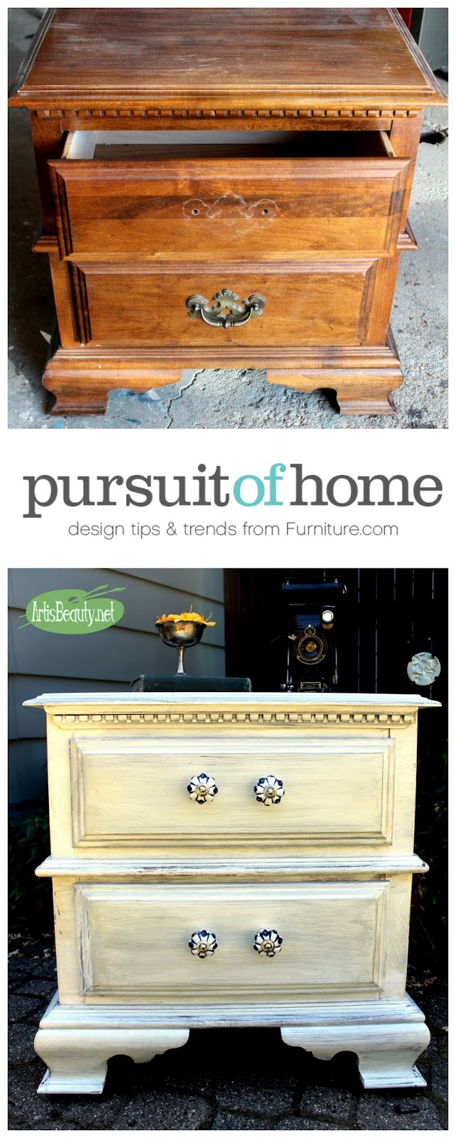 ART IS BEAUTY How to make Furniture look Antique with Painted layers Home Expert Series