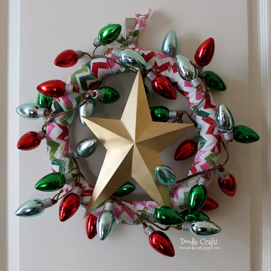 Chevron Star Wreath Update!