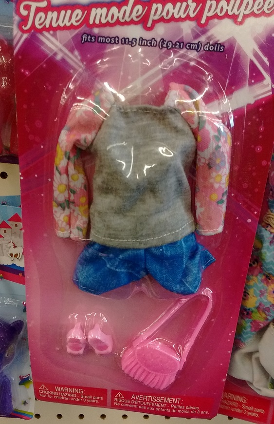 MSJ's Doll Pit New Barbie clone fashions at Dollar Tree!