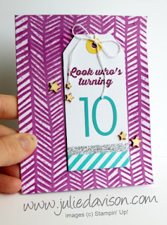 Stampin' Up! VIDEO: Last Chance: Hooray It's Your Day Card Kit - Makes 20 Cards! www.juliedavison.com