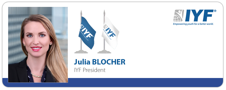 Julia Blocher, IYF President