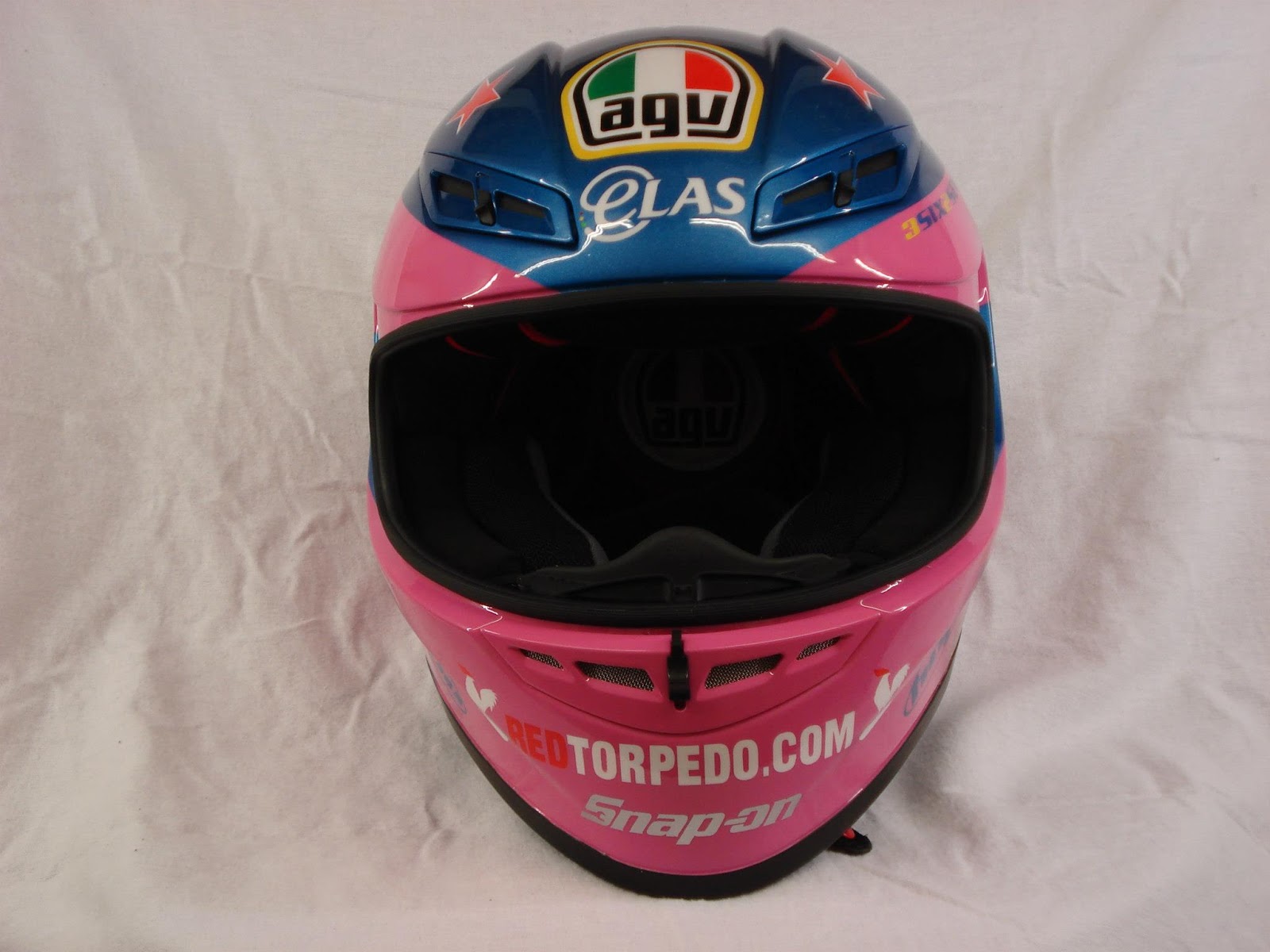 Racing Helmets Garage Agv GPTech G.Martin "pink" 2012 by 3six2seven