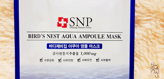 Review; SNP's Bird's Nest Aqua Ampoule Mask