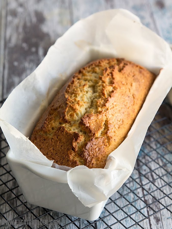 El gato goloso: cake de coco y limón rápido y fácil de preparar