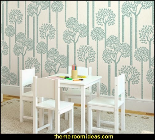 Decorating Theme Bedrooms Maries Manor Peter Rabbit Beatrix Teal Trees Mural Beatrix Potter Wall Murals Contemporary