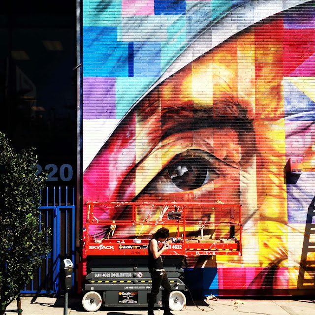 Second Street Art Mural By Brazilian Painter Eduardo Kobra In Los Angeles, USA. 3