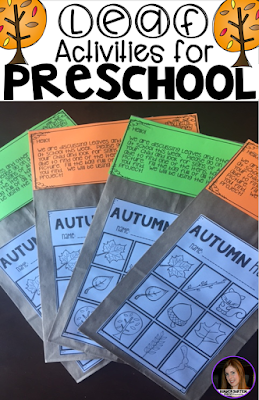 Leaf and Fall Activities for Preschool