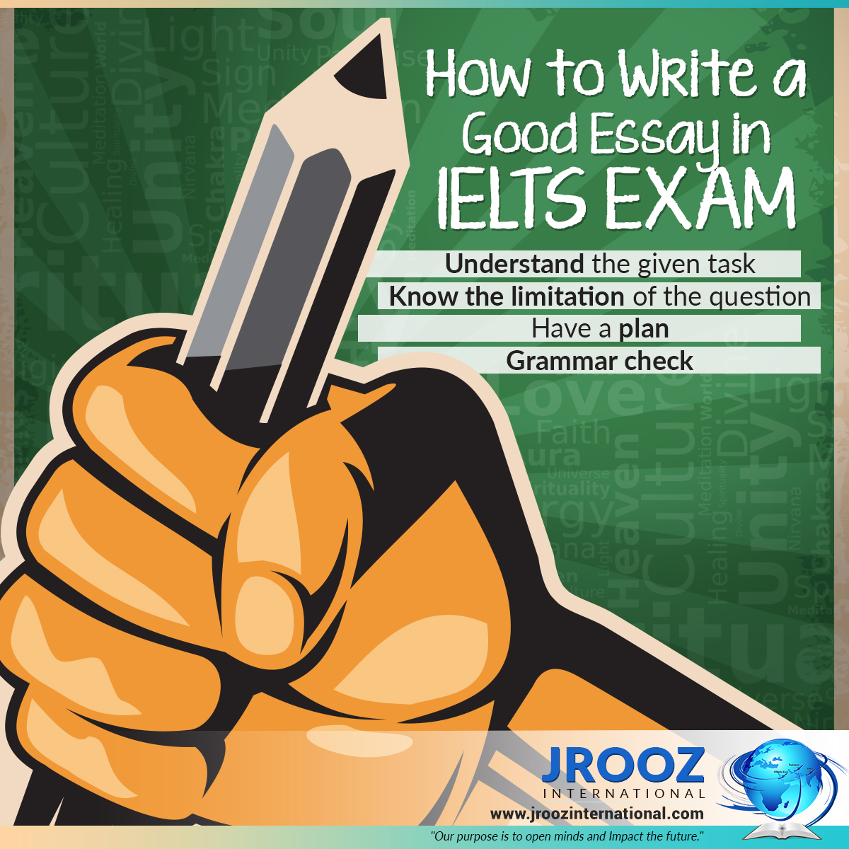 Jrooz International How to Write a Good Essay in IELTS Exam