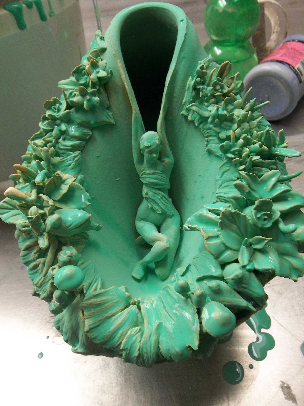 The Butterfly People slip, glaze, underglaze, engobe, overglaze, time