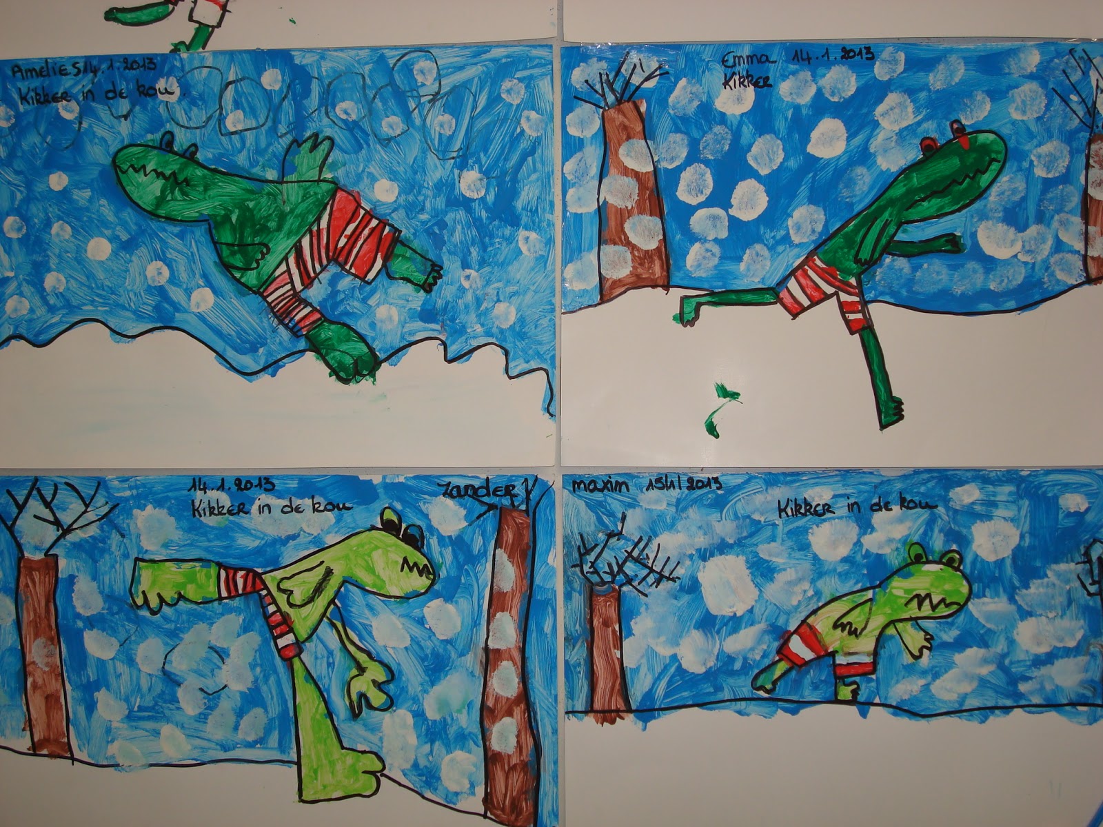 Gekleuter!: kikker in de kou!