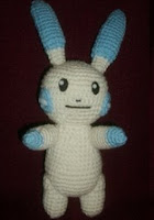 PATRON MINUN (POKEMON) AMIGURUMI 1660