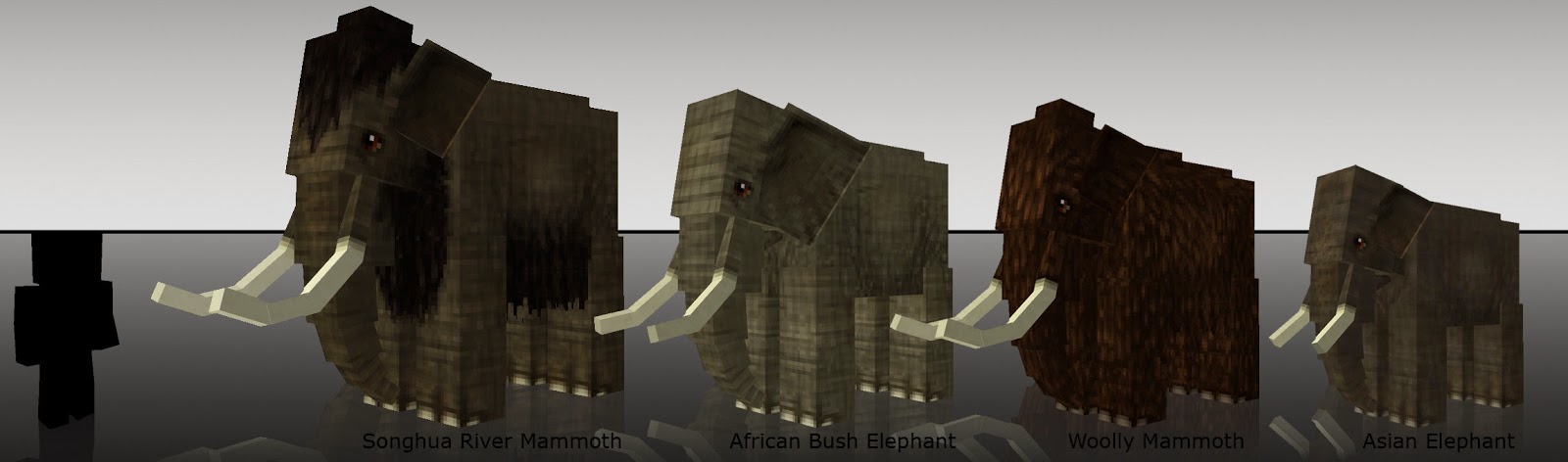 Mo' Creatures Elefantes y mamuts Minecraft mod
