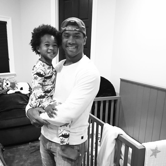 The Western Orbit Russell Wilson Pictured With His Step Son Future Jnr the-western-orbit-russell-wilson-pictured-with-his-step-son-future-jnr