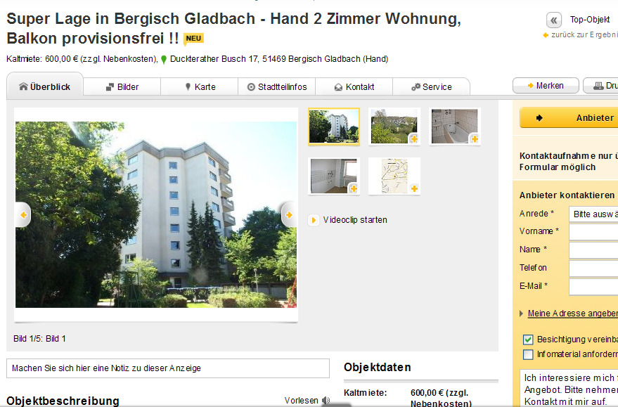 Single wohnung bergisch gladbach