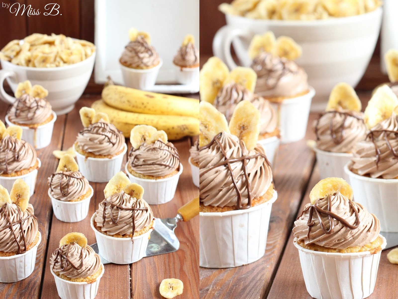 YESSSS!: nutella-Bananen-Cupcakes