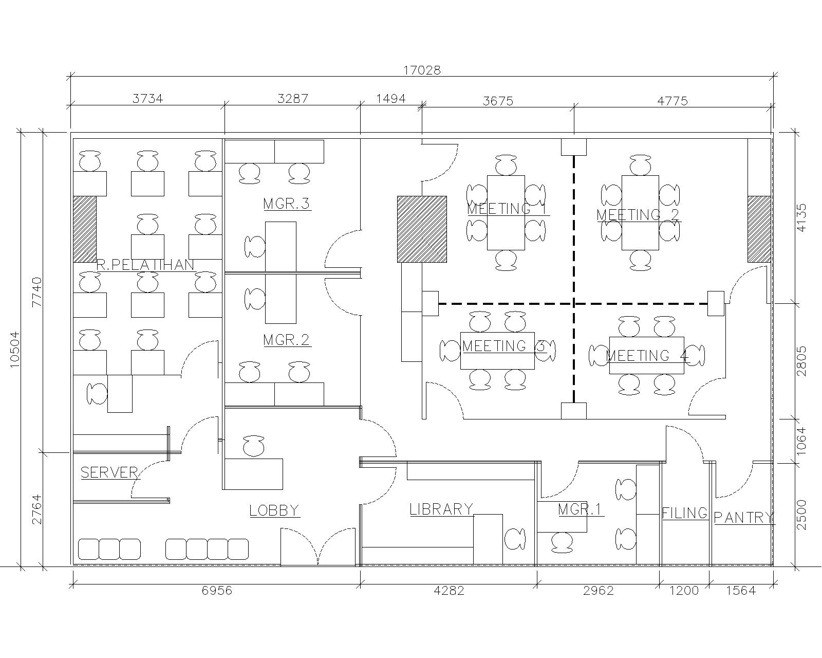 TFQ architects: Desain Proposal Interior Kantor Akuntan 