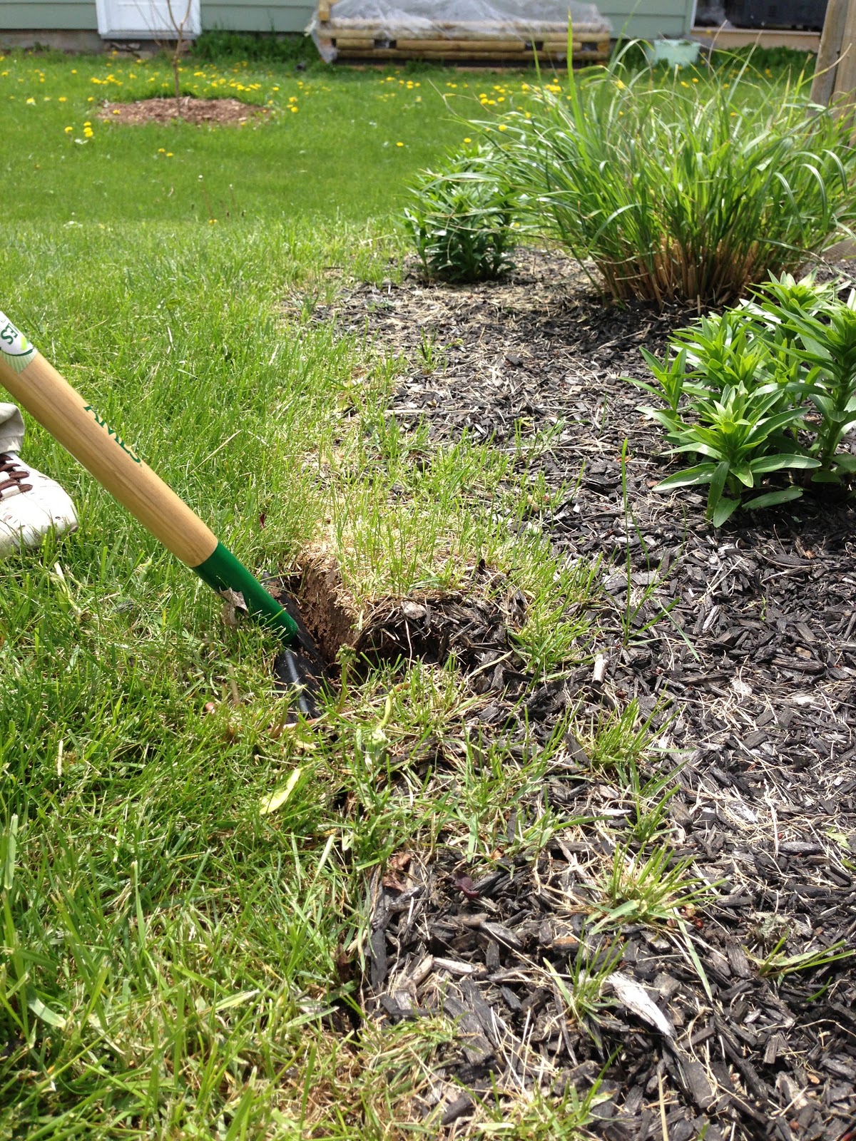 Eclectified Living How to Edge a Garden Bed