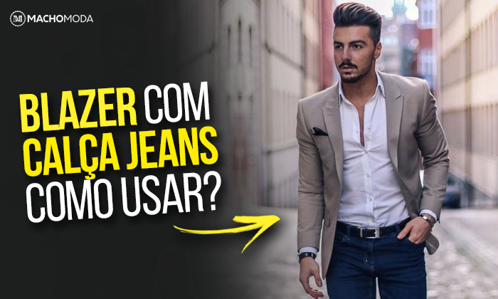 blazer cinza com calça jeans