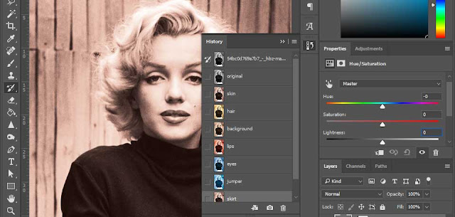 How To Colourise A Black and White Photo