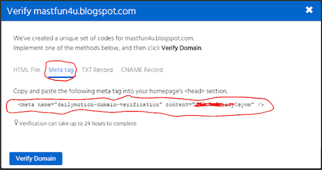 Dailymotion-site-verification-step-4
