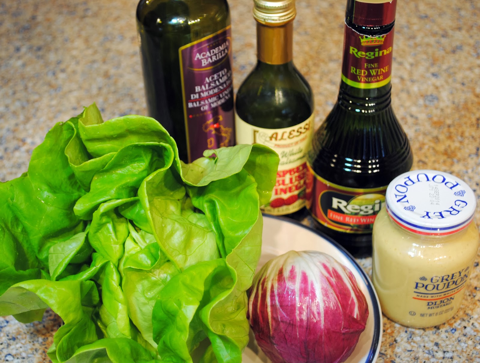 Chez Popine Threevinegar salad