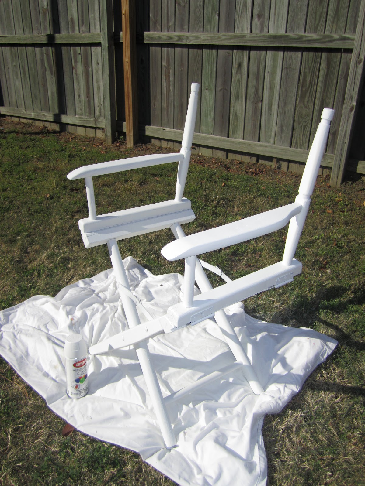 Williams Way DIY Directors Chair Redo