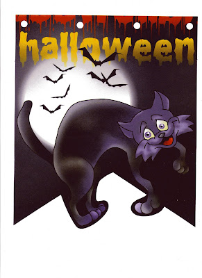 img002 - Bandeirinhas de Halloween para Enfeitar a Sala