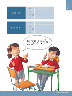 Respuestas Apoyo Primaria Desafíos matemáticos 5to grado Bloque I lección 4 Anticipo el resultado