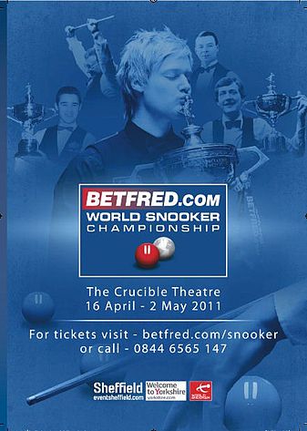 Dart Club 3 di Picche 2011 World Snooker Championship Live Streaming