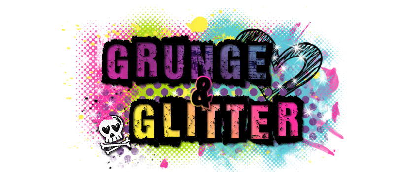 Grunge and Glitter Scraps