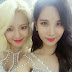 SNSD SeoHyun and HyoYeon posed a pretty selfie