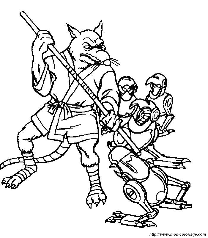 Las Tortugas Ninja Para Colorear LAMINAS PARA COLOREAR COLORING PAGES Las Tortugas
